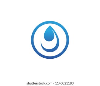 water drop Logo Template vector illustration 
