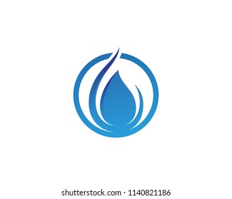 water drop Logo Template vector illustration 