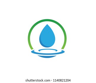 water drop Logo Template vector illustration 