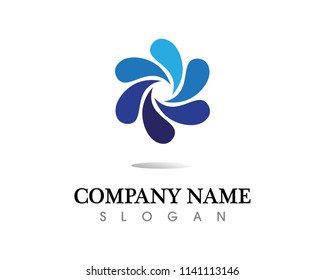 water drop Logo Template vector illustration design
