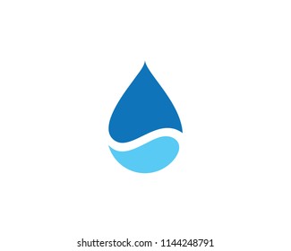 water drop Logo Template vector illustration design