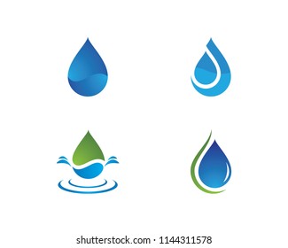 water drop Logo Template vector illustration design