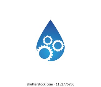 Water drop Logo Template vector illustration design