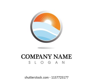 water drop Logo Template vector illustration design
