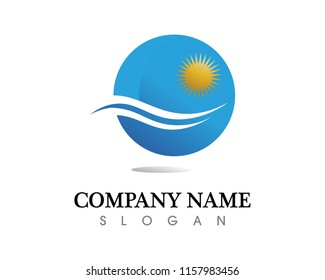 water drop Logo Template vector illustration design
