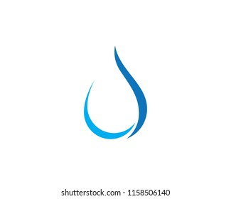 water drop Logo Template vector illustration design