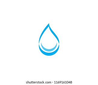 water drop Logo Template vector illustration design