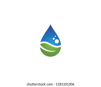 water drop Logo Template vector illustration design