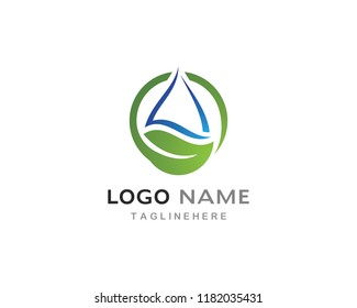 water drop Logo Template vector illustration design
