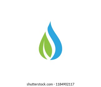 Water drop Logo Template vector illustration design