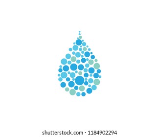 Water drop Logo Template vector illustration design
