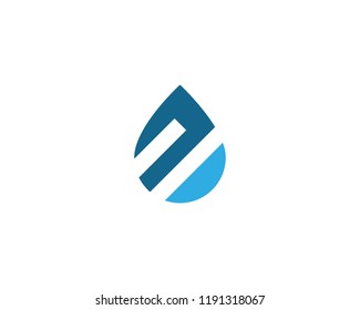 water drop Logo Template vector illustration design
