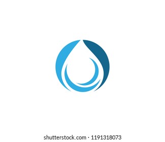 water drop Logo Template vector illustration design