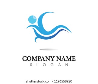 water drop Logo Template vector illustration design