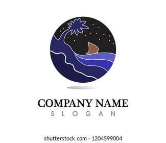 water drop Logo Template vector illustration design
