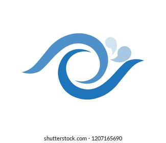 water drop Logo Template vector illustration design
