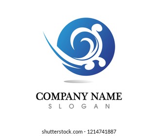 water drop Logo Template vector illustration design
