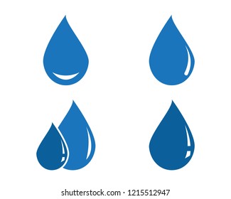 Water drop Logo Template vector illustration design