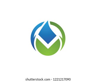 water drop Logo Template vector illustration design