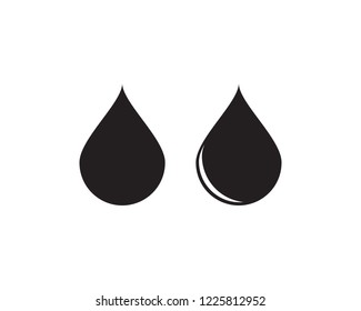 Water drop Logo Template vector illustration design