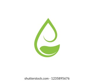 Water drop Logo Template vector illustration design