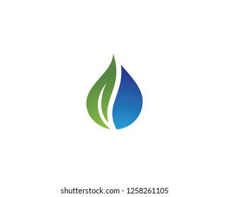 water drop Logo Template vector illustration design