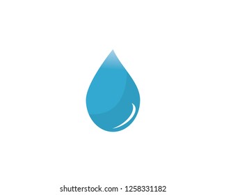 water drop Logo Template vector illustration design