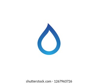 water drop Logo Template vector