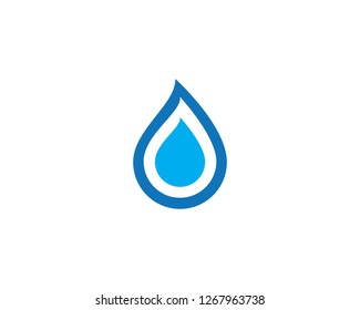 water drop Logo Template vector