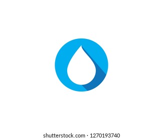 water drop Logo Template vector illustration design