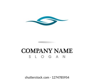 water drop Logo Template vector illustration design