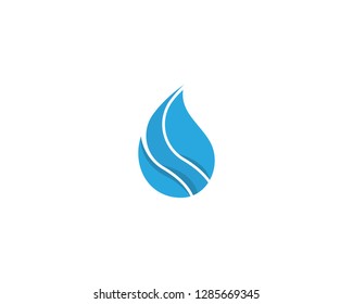 water drop Logo Template vector illustration design