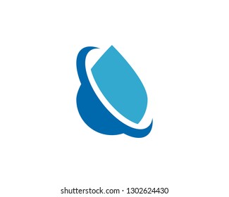 water drop Logo Template vector illustration design