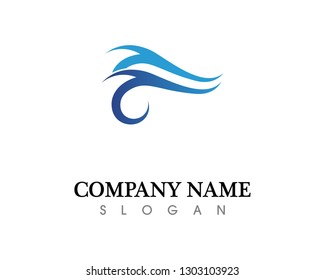 water drop Logo Template vector illustration design