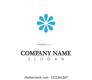 water drop Logo Template vector illustration design