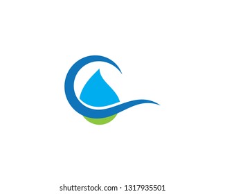 water drop Logo Template vector