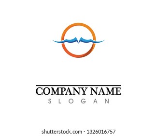 water drop Logo Template vector illustration design
