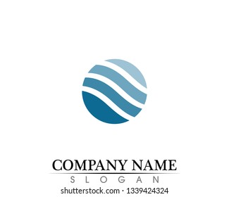 water drop Logo Template vector illustration design
