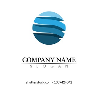 water drop Logo Template vector illustration design
