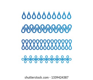 water drop Logo Template vector illustration design
