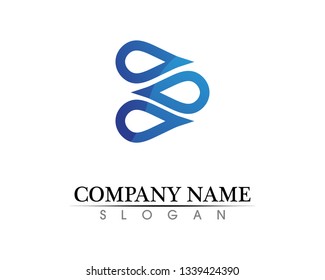 water drop Logo Template vector illustration design

