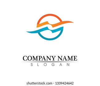 water drop Logo Template vector illustration design
