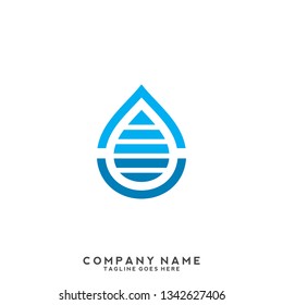 water drop Logo Template vector illustration design