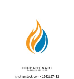 water drop Logo Template vector illustration design