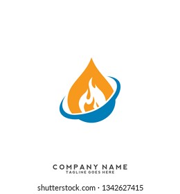 water drop Logo Template vector illustration design