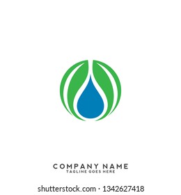 water drop Logo Template vector illustration design