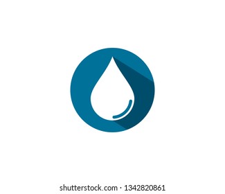 Water Drop Logo template vector icon illustration design 