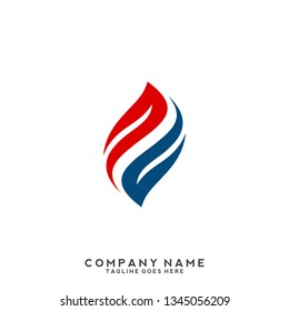 water drop Logo Template vector illustration design