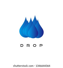 water drop Logo Template vector illustration design