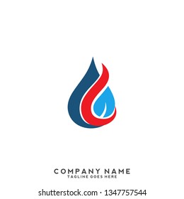 water drop Logo Template vector illustration design